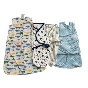 Nb 0-3m S/M Halo Sleepsack Baby Sleep Sack Swaddle Me Pod Cambria Organic Bag
